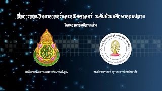 ตัวอย่างสื่อการสอนวิทยาศาสตร์และคณิตศาสตร์ ระดับมัธยมศึกษาตอนปลาย