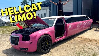 My GIGANTIC LIMO Gets A HELLCAT ENGINE!
