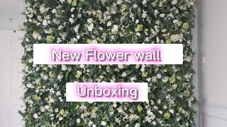 NEW FLOWER WALL UNBOXING| Rose Morning Flower Wall Review