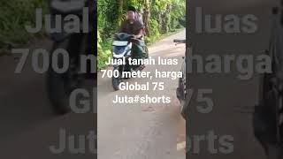 TERJUAL tanah luas 700 meter, Global 75 Juta#shorts