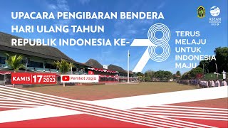 LIVE: Upacara Peringatan HUT ke-78 Republik Indonesia di Balai Kota Yogyakarta