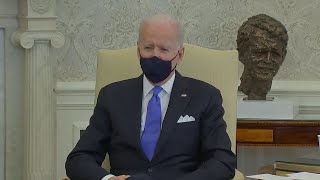 President Biden says the \