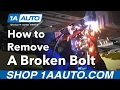 Stuck Bolt Broke? Welding Trick to Remove Rusted Broken Bolt or Stud