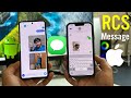 RCS Messaging android to iPhone | How to enable RCS on iPhone | RCS Messaging not showing on iPhone