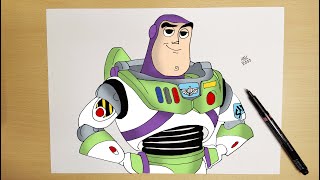 How to draw Buzz Lightyear ||  Step by step || Toy Story