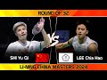 SHI Yu Qi (CHN) vs LEE Chia Hao (TPE) | China Masters 2024 Badminton