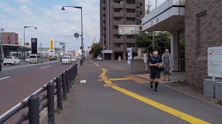 【4K】Ride around Fukuzumi Sta.Toyohira-ku Sapporo 札幌 豊平区 福住駅周辺 散歩【Binaural ASMR】