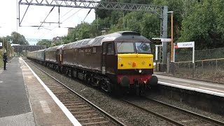 Rare Locos on a Rare stretch of line 57010+57012  04/09/22