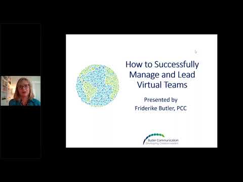 How to Successfully Manage and Lead a Virtual Team How to Successfully Manage and Lead a Virtual Team