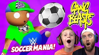 Soccer Mania! WRESTLERS in Gang Beasts 3! K-City GAMING