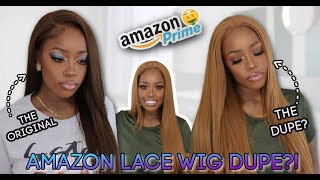 Did It Dupe? | Trying to Find an Affordable Dupe For This Brown Clear Lace Wig! | MARY K. BELLA