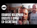 Eduardo Bolsonaro discute e xinga ex-secretário da Saúde de São Carlos