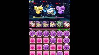 【パズドラ】伝説の丘陵 沖天の星龍 周回 曲芸士PT