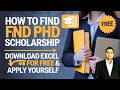 How to find PhD Scholarship in 2025 (EASY Tips & Tricks)