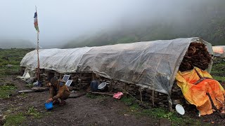 Rural Life in The Nepali Mountains Village Nepal |How To Living Live The Rural Nepal in Rainy Season