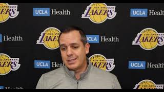 Frank Vogel Pregame - Lakers welcomes the 76ers