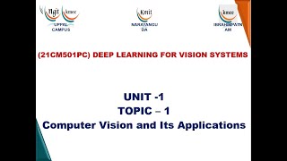 DLVS-UNIT-1-TOPIC-1 Computer Vision and its Applications