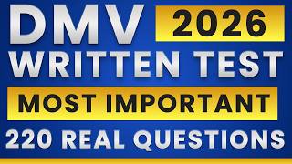 2026 CALIFORNIA DMV Written Test — CA Permit Practice Exam — Drivers Test | CA Handbook Questions
