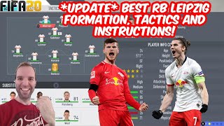 *UPDATE* FIFA 20 BEST RB LEIPZIG FORMATION, TACTICS AND INSTRUCTIONS!