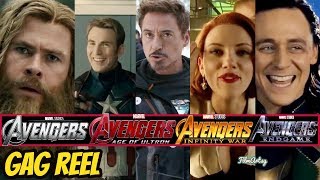 All Avengers(1,2,3,& 4) Hilarious Bloopers and Gag Reel | Avengers: Endgame Included