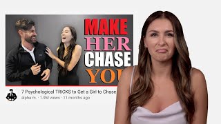 Reacting to ALPHA M | 7 Psychological TRICKS to Get a Girl to Chase You!