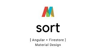 Angular 5 + Firestore - Sorting data tables