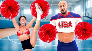 Transforming a Bodybuilder into a Cheerleader!