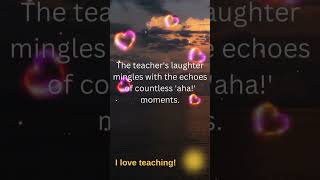 TEACHER'S LAUGHTER  #teachers #motivation #effectiveteaching  #classroomstrategies #success