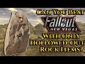 Can You Beat Fallout: New Vegas With Only Hollowed-Out Rock Items?