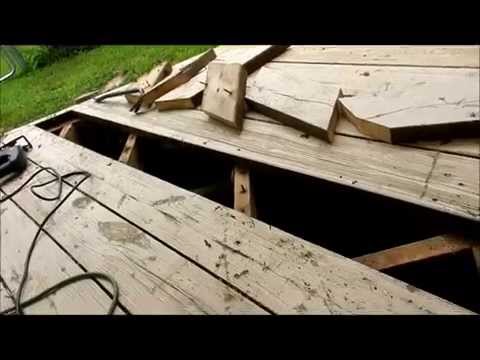 How To Replace A Deck Board - YouTube