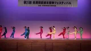 兵庫県武術太極拳フェスティバル（神戸武術隊集体表演）