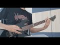 warbringer unraveling guitar cover with solo tabs in the description