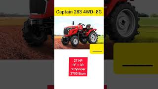 Captain 283 4WD- 8G #tractors #tractorvideo #tractor #captain #kheti