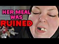 foodie beauty's RUINED pasta meal! - mukbang reaction