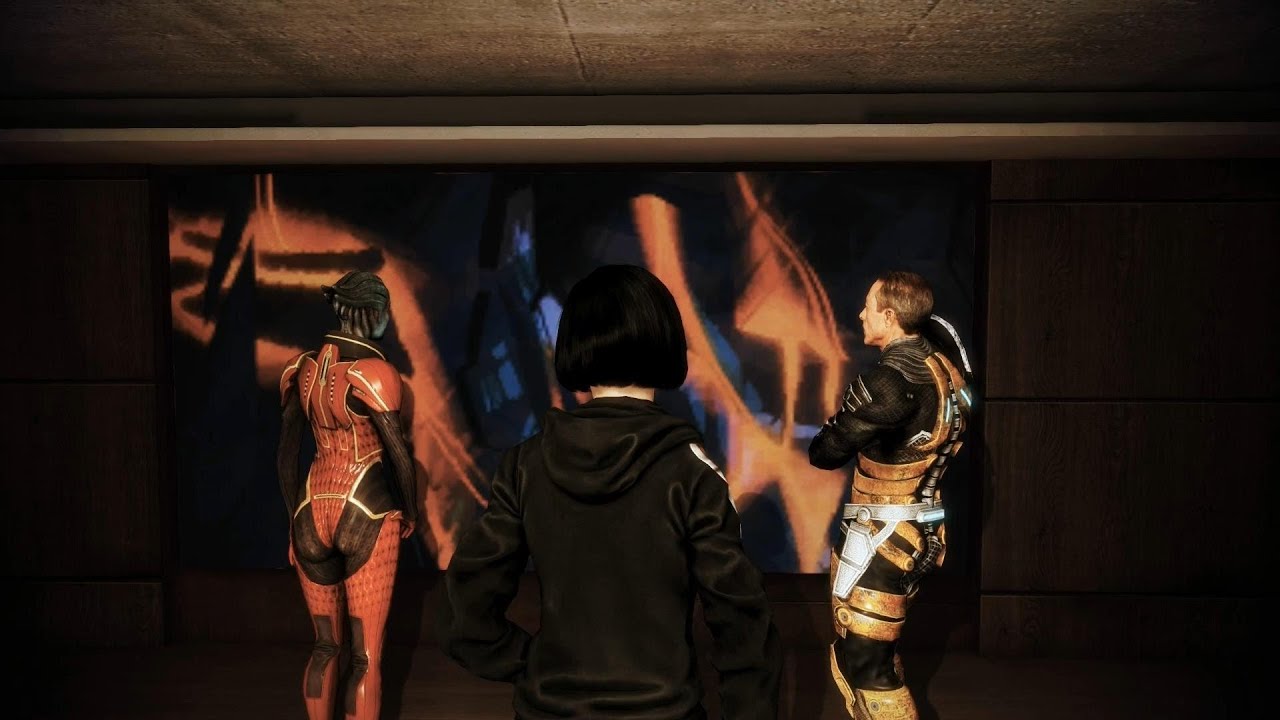 Mass Effect 3 Citadel DLC: Zaeed Flirts With Samara - YouTube