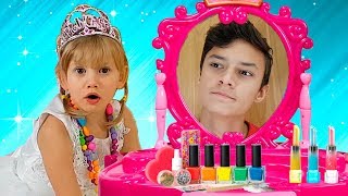 Alena and Pasha play the magic mirror Compilation by Chiko TV