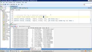 Oracle Database Course --SubQuery