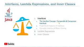 The Java Interface Concept: Comparable & Comparator Interfaces (INFO404 chap02 section 1.a)