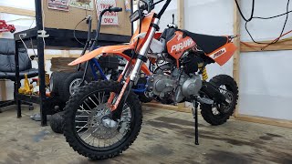 Piranha Daytona p125-e pitbike NEED HELP