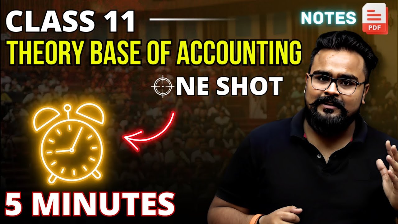 Theory Base Of Accounting Class 11 Accounts ONE SHOT | Accounting ...