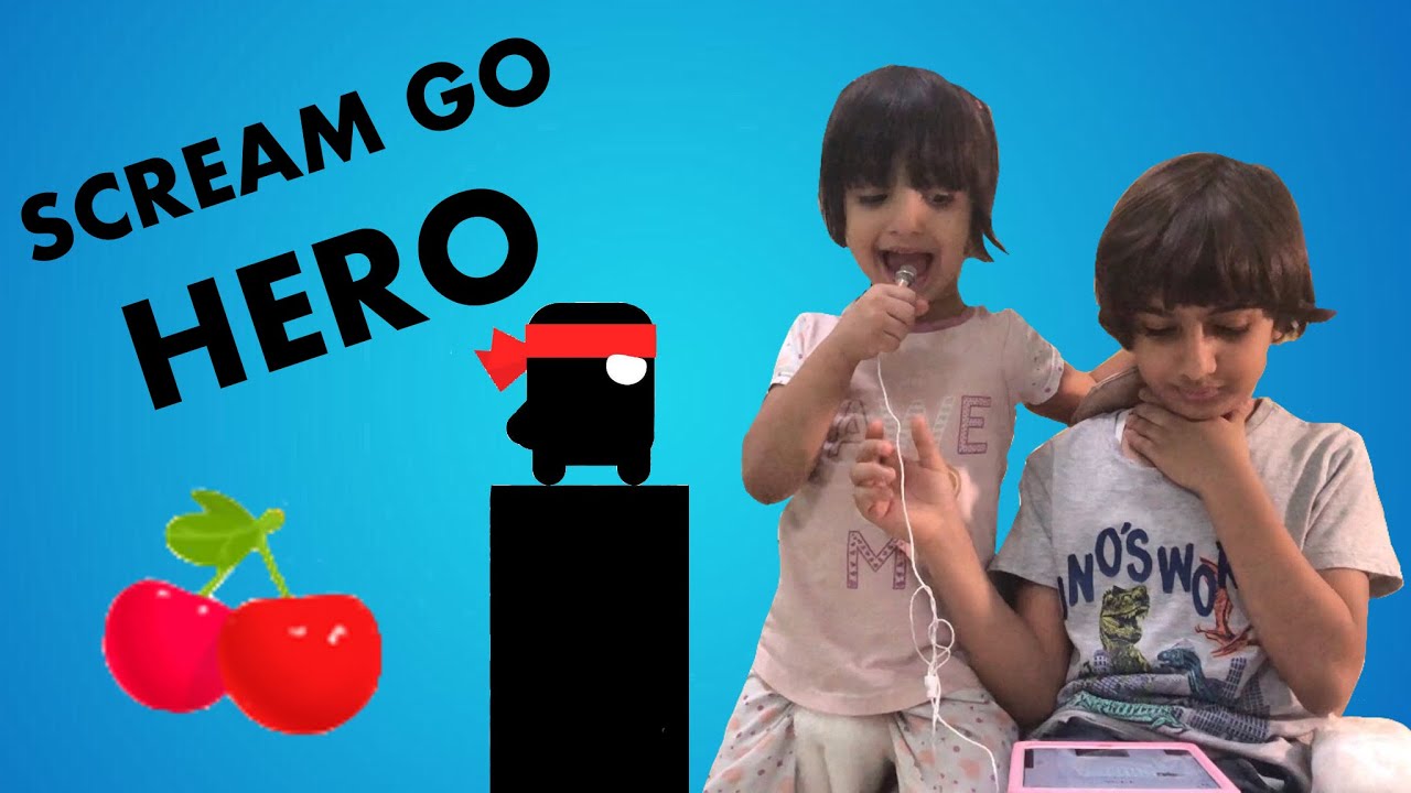 محمد و فطوم يلعبوا لعبة SCREAM GO HERO - YouTube