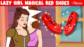 Lazy Girl's Magical Shoes + Lazy Girl + Red Shoes | Bedtime Stories for Kids in English |Fairy Tales