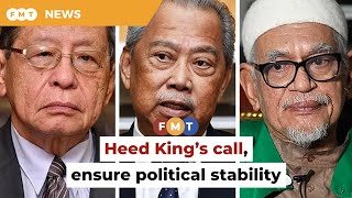 Promise you won’t plot to topple govt, Kit Siang tells Muhyiddin, Hadi