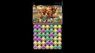 【パズドラ】第17回チャレンジダンジョン Lv7【7×6マス】 覚醒バステトpt  ノーコン