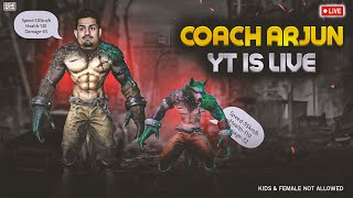 | COACH ARJUN IS LIVE | #bgmipubgbattlegroundmobileindia