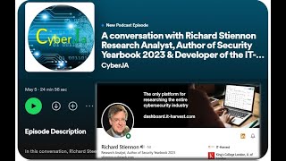 A conversation with Richard Stiennon Author of Security Yearbook 2023 \u0026 Developer of the IT-Harvest.