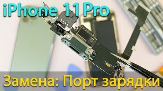 Замена гнезда зарядки на iPhone 11 Pro