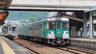 1200形徳島線普通列車徳島行き阿波池田駅出発  Class 1200 Tokushima Line Local Service for Tokushima dep Awa-Ikeda Sta