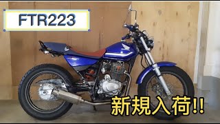 完売御礼！！　ホンダ　ＦＴＲ２２３　２００４年モデル　カスタム　中古車　新規入荷　エンジン始動動画