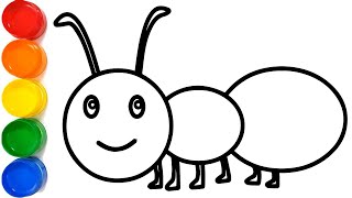 Ant | How to Draw An Ant | Step by Step For Kids | KS ART